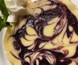 Blueberry lemon tart