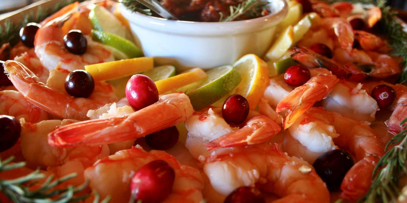 Shrimp cocktail with Mark’s magical cocktail sauce