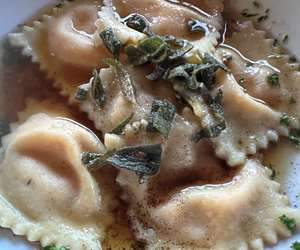Butternut squash ravioli 