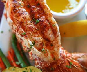 Lobster with melted butter