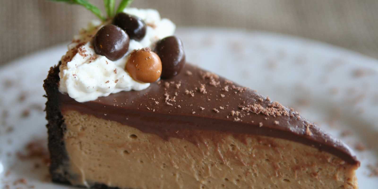 Chocolate espresso cheesecake 