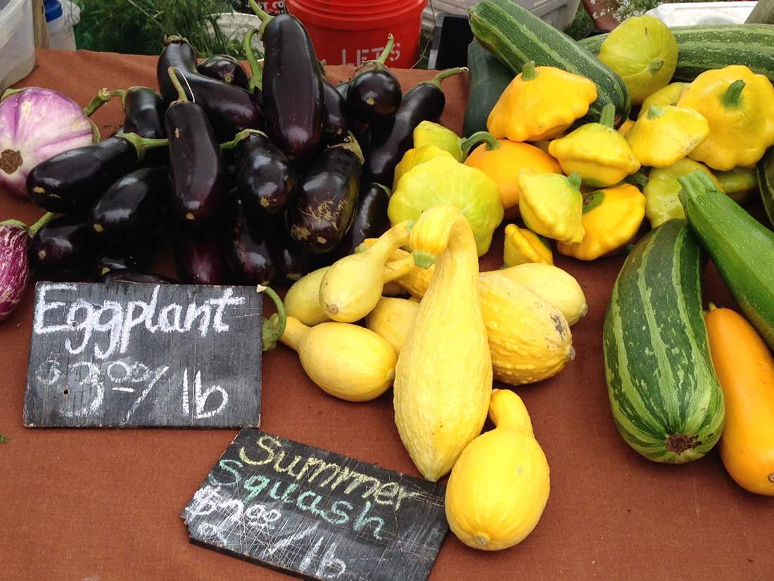 We appreciate our local Farmer’s Market